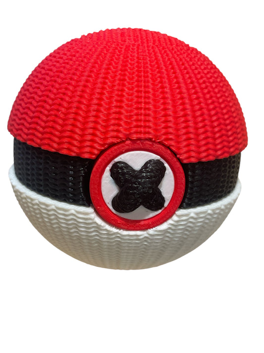Poke ball vinyl charm