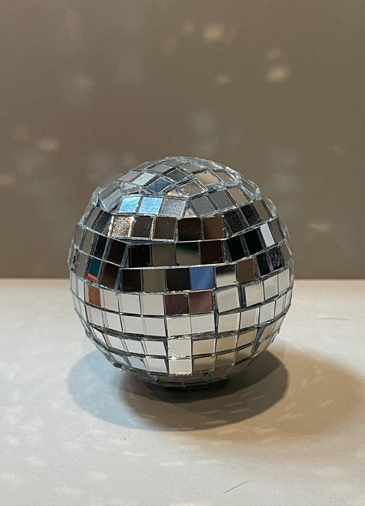 Mirrorball disco ball charm for record collectors or accessorizing your vinyl collection!